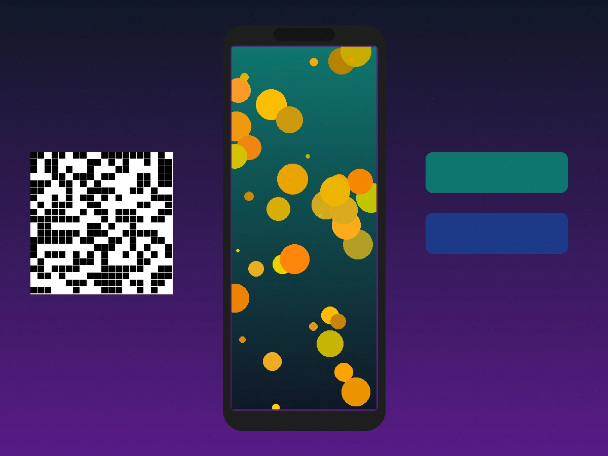 91软件客户端下载二维码与手机展示图